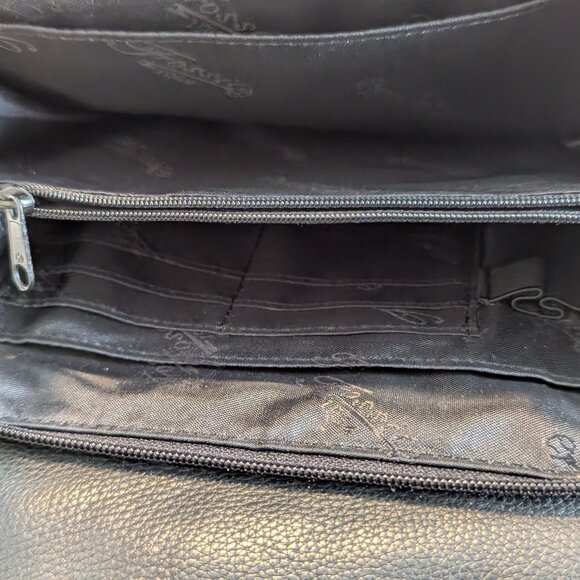 FOSSIL Leather Shoulder bag comes with original Key with Attach Outside Wallet - Picture 6 of 12